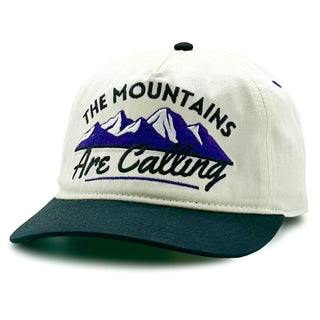 The Mountains Are Calling Snapback - The Rocky - Shells Vintage Hat Co.