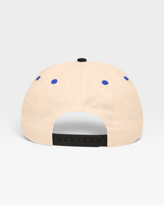 Toronto Snapback - The Leaf (Cream/Black) - Shells Vintage Hat Co.