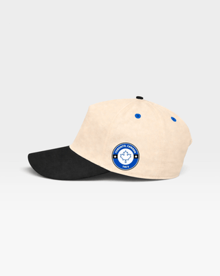 Toronto Snapback - The Leaf (Cream/Black) - Shells Vintage Hat Co.
