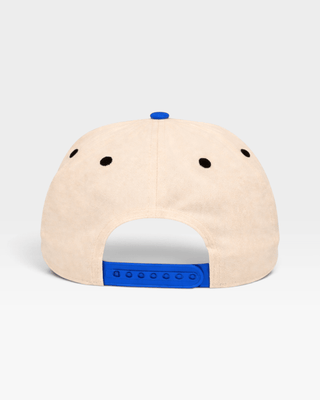 Toronto Snapback - The Leaf (Cream/Blue) - Shells Vintage Hat Co.