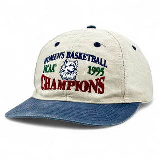 UConn Huskies 1995 Womens Basketball National Champions Snapback - Shells Vintage Hat Co.