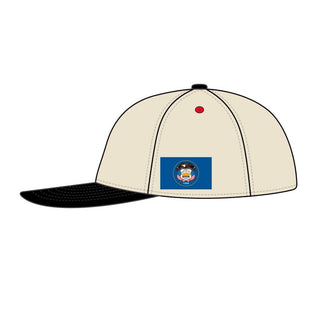 Utah Snapback - The Ute (Cream/Black) - Shells Vintage Hat Co.