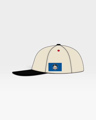 Utah Snapback - The Ute (Cream/Black) - Shells Vintage Hat Co.