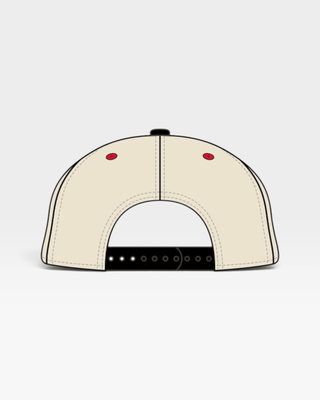 Utah Snapback - The Ute (Cream/Black) - Shells Vintage Hat Co.
