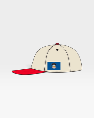 Utah Snapback - The Ute (Cream/Red) - Shells Vintage Hat Co.