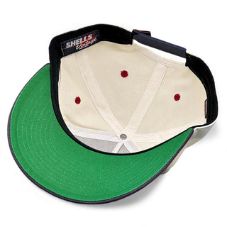 Washington D.C. Snapback - The Ovechkin (Cream/Navy) - Shells Vintage Hat Co.