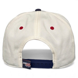 Washington D.C. Snapback - The Ovechkin (Cream/Navy) - Shells Vintage Hat Co.