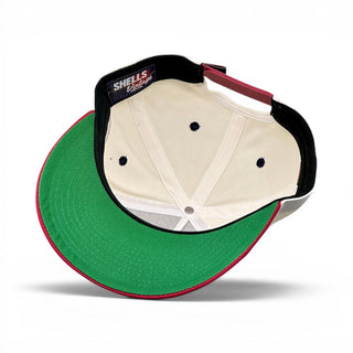 Washington D.C. Snapback - The Ovechkin (Cream/Red) - Shells Vintage Hat Co.