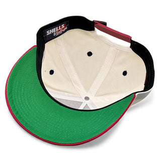 Washington D.C. Snapback - The Ovechkin (Cream/Red) - Shells Vintage Hat Co.