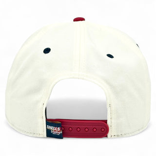 Washington D.C. Snapback - The Ovechkin (Cream/Red) - Shells Vintage Hat Co.