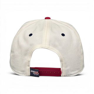 Washington D.C. Snapback - The Ovechkin (Cream/Red) - Shells Vintage Hat Co.