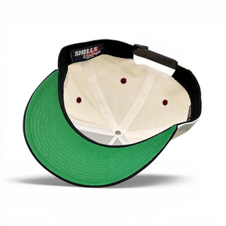 Washington D.C. Snapback - The Riggins (Cream/Black) - Shells Vintage Hat Co.