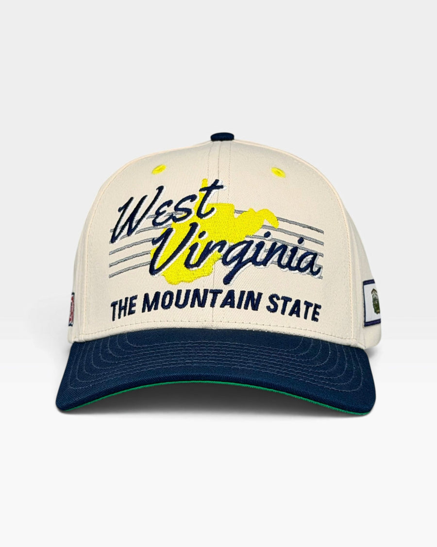 West Virginia Snapback - The McAfee - Shells Vintage Hat Co.