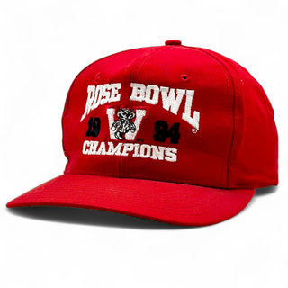 Wisconsin Badgers 1994 Rose Bowl Champions Snapback - Shells Vintage Hat Co.
