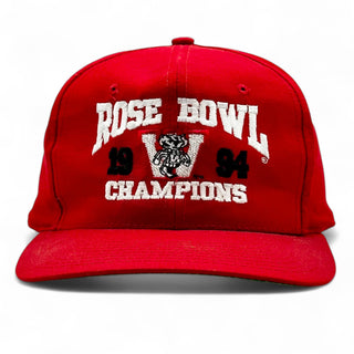 Wisconsin Badgers 1994 Rose Bowl Champions Snapback - Shells Vintage Hat Co.