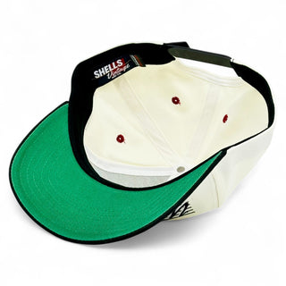 Wisconsin Snapback - The Watt (Cream/Black) - Shells Vintage Hat Co.