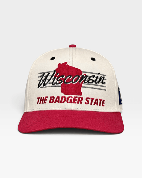 Wisconsin Badgers Vintage Snapback Hat | The Watt State Snap