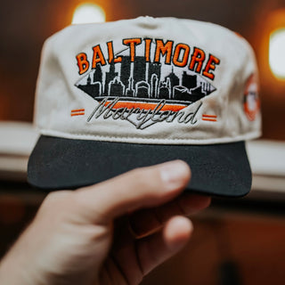 Baltimore Snapback - The Ripken - Shells Vintage Hat Co.