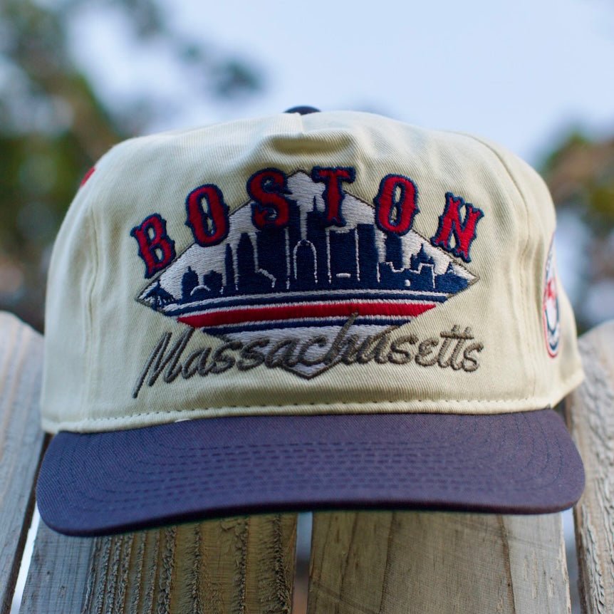 The Boston Hat - Two Tone Box Logo Snapback