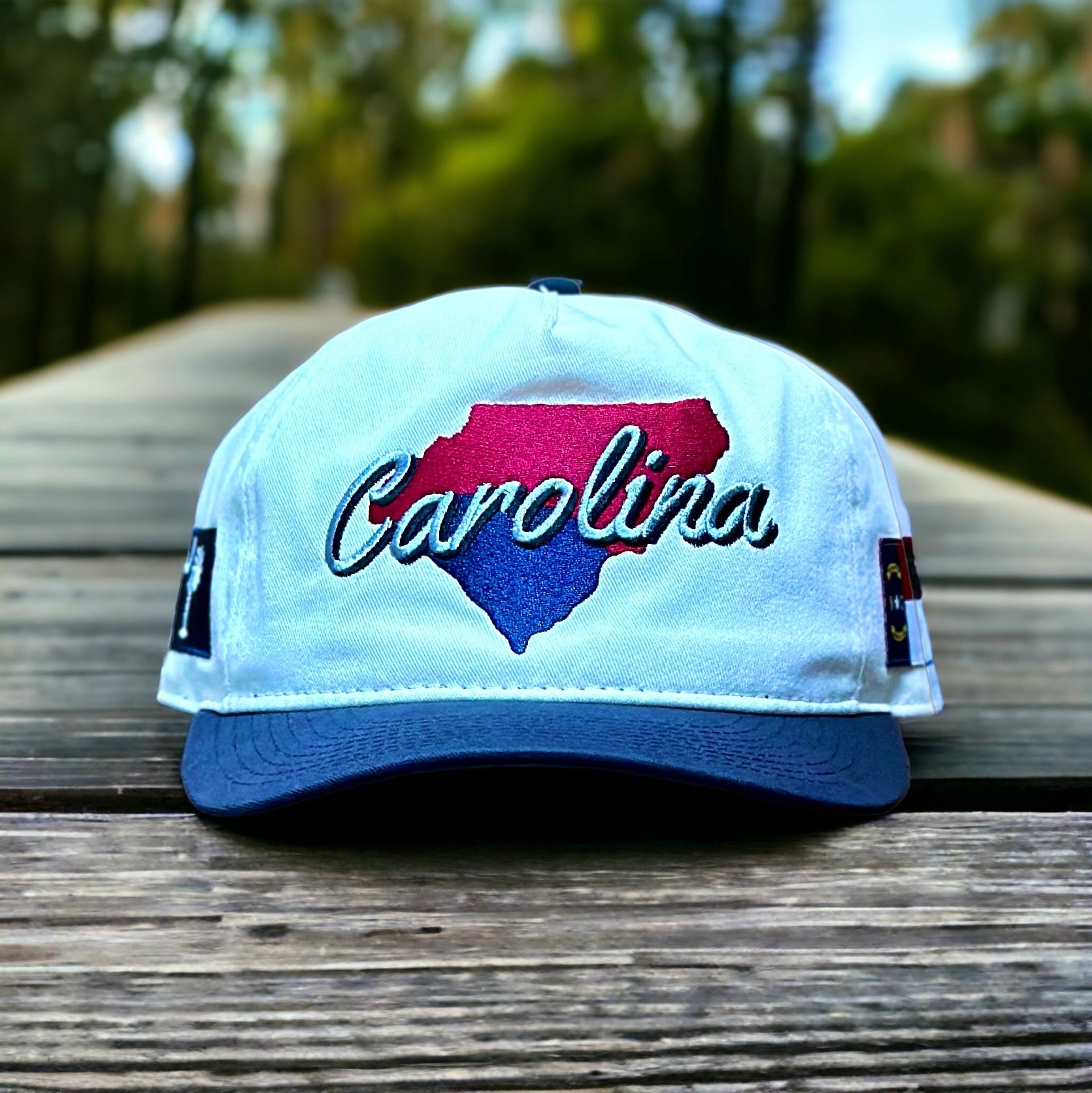 Rare Carolina 5-Panel Snapback  Vintage Style – Shells Vintage Hat Co.