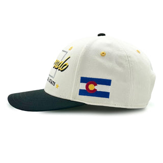 Colorado Snapback - The Boulder - Shells Vintage Hat Co.