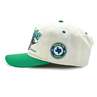 Dallas Snapback - The Maverick (Cream/Green) - Shells Vintage Hat Co.