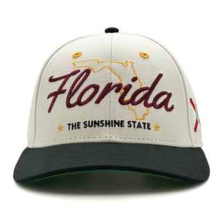Florida Snapback - The Prime Time - Shells Vintage Hat Co.