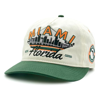 Miami Snapback - The U - Shells Vintage Hat Co.