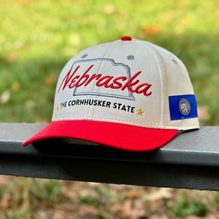 Nebraska Snapback - The Husker - Shells Vintage Hat Co.