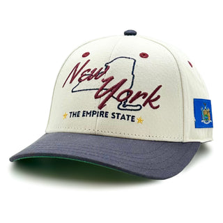 New York Snapback - The Jeter - Shells Vintage Hat Co.