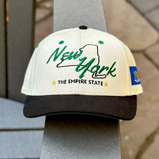 New York Snapback - The Namath - Shells Vintage Hat Co.