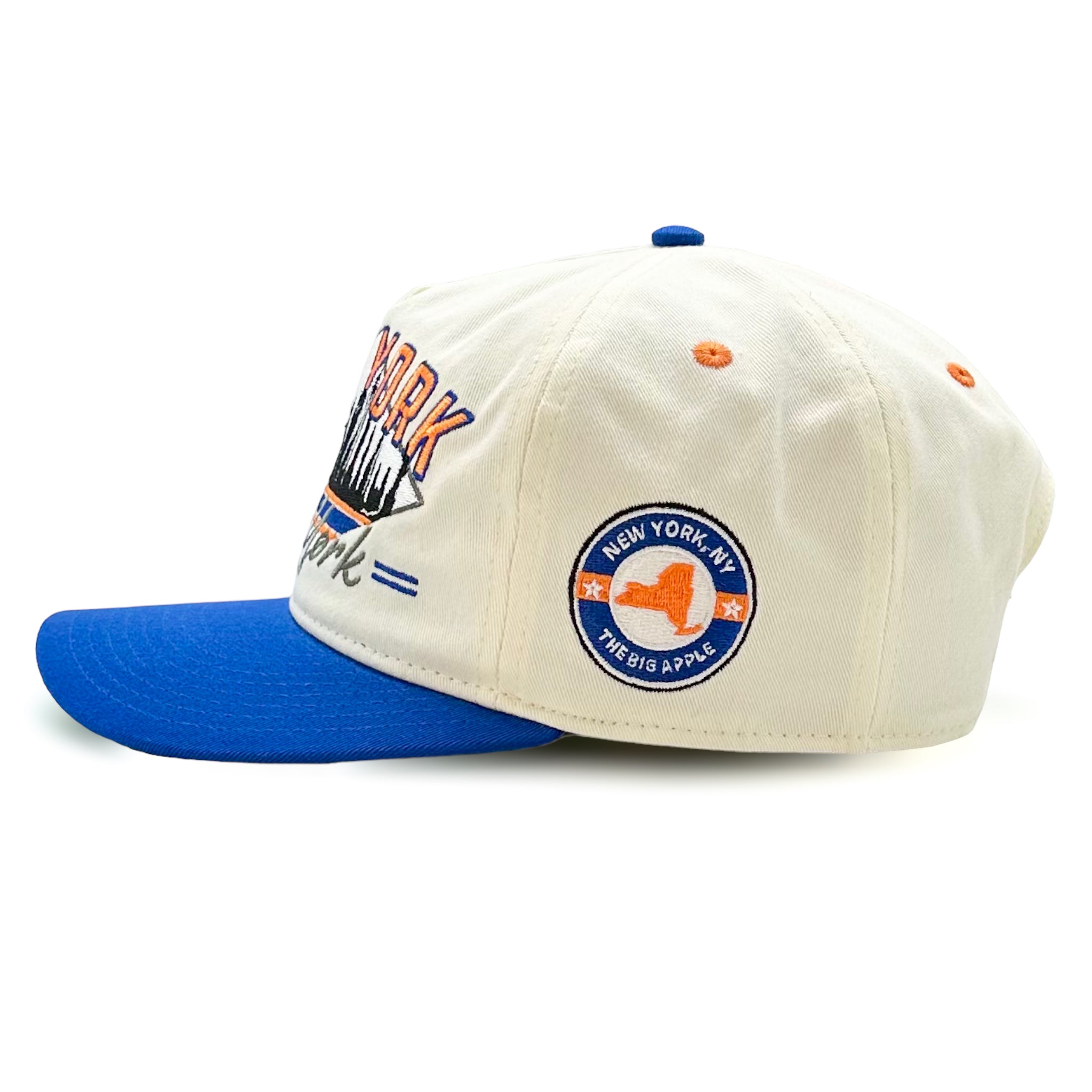 90s Style New York Hat | Mets and Islanders Colors – Shells