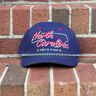 North Carolina Rope Snapback - The Old North - Shells Vintage Hat Co.