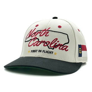 North Carolina Snapback - The Jimmy V - Shells Vintage Hat Co.