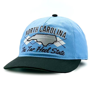 North Carolina Snapback - The Worthy (Carolina Blue) - Shells Vintage Hat Co.