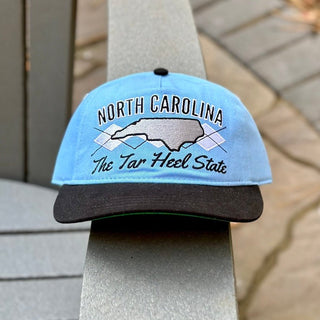 North Carolina Snapback - The Worthy (Carolina Blue) - Shells Vintage Hat Co.