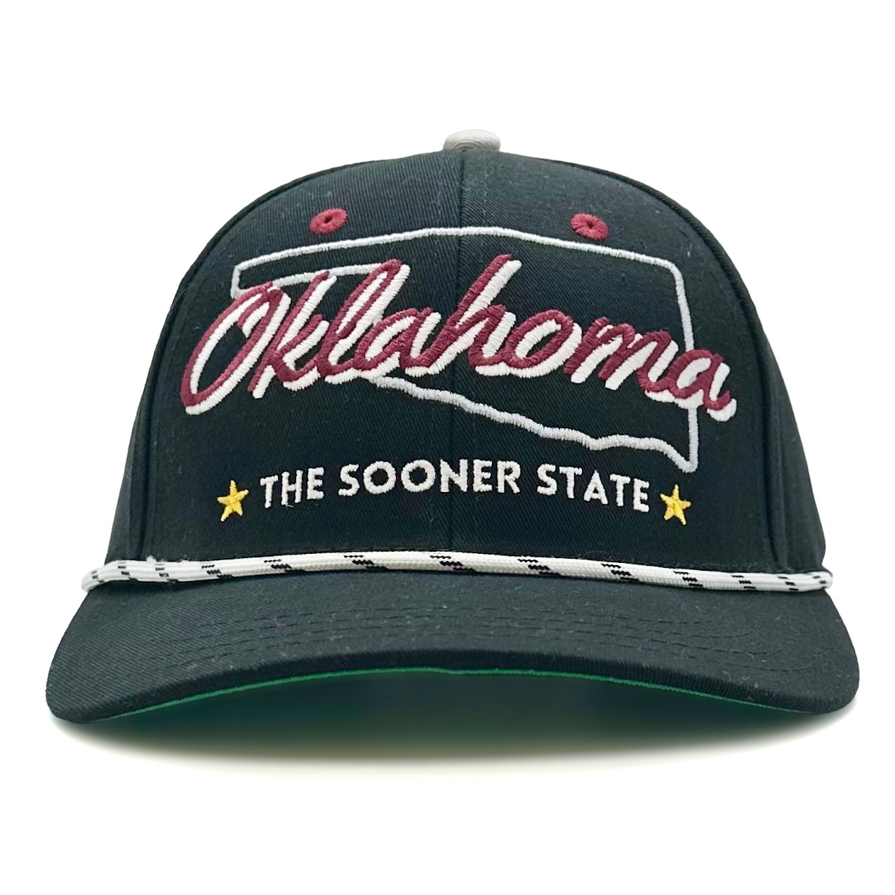 Oklahoma Buffalo Landscape Vintage Rope SnapBack Classic – Opolis Clothing