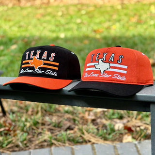 Texas Snapback - The Durant (Black) - Shells Vintage Hat Co.
