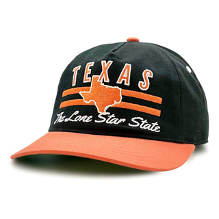 Texas Snapback - The Durant (Black) - Shells Vintage Hat Co.
