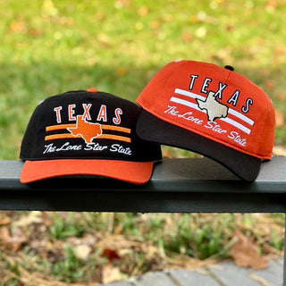 Texas Snapback - The Durant (Burnt Orange) - Shells Vintage Hat Co.