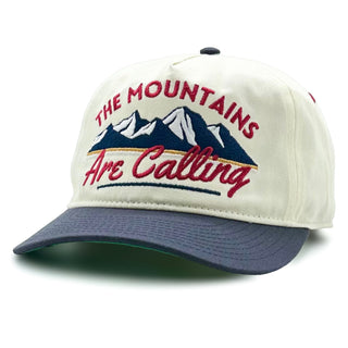 The Mountains Are Calling Snapback - The Peak - Shells Vintage Hat Co.