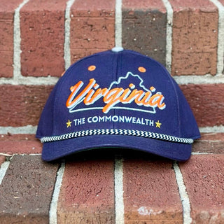 Virginia Rope Snapback - The Sampson - Shells Vintage Hat Co.